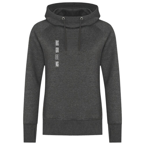 Stacked type feminine fit hoodie Thumbnail