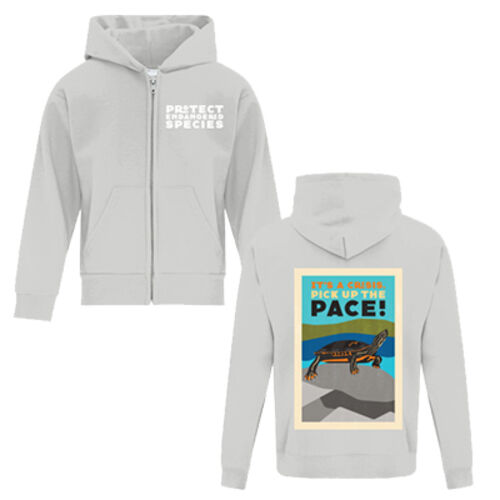 Devon - Endangered species series - Kids Zip Hoodie Thumbnail